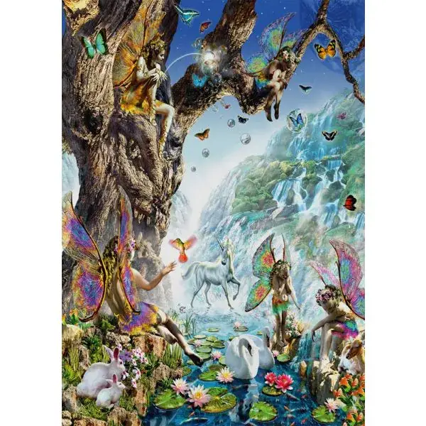 Schmidt Spiele Im Tal der Wasserfeen, 2.000 Teile Puzzle Kostenloser Versand international