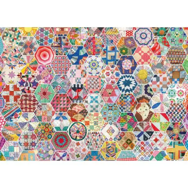 Schmidt Spiele Amerikanischer Patchwork-Quilt, 1.000 Teile Puzzle Speichern exportieren