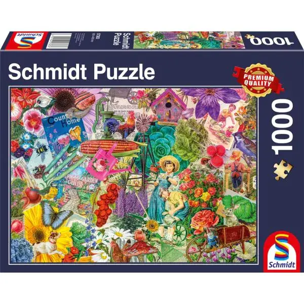 Schmidt Spiele Happy Gardening, 1.000 Teile Puzzle