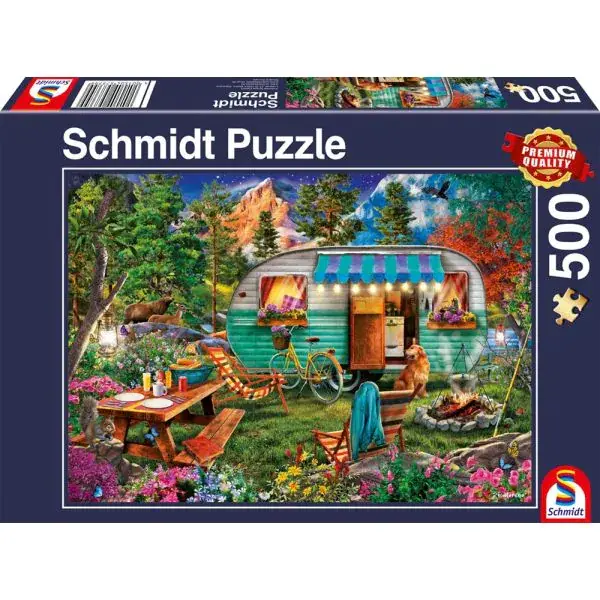 Schmidt Spiele Camper-Romantik, 500 Teile Puzzle