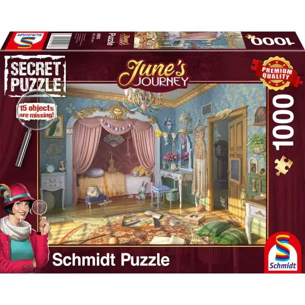 Schmidt Spiele June's Journey: June’s Schlafzimmer, 1.000 Teile Puzzle