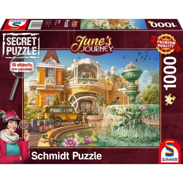 Schmidt Spiele June's Journey: Orchideenanwesen, 1.000 Teile Puzzle