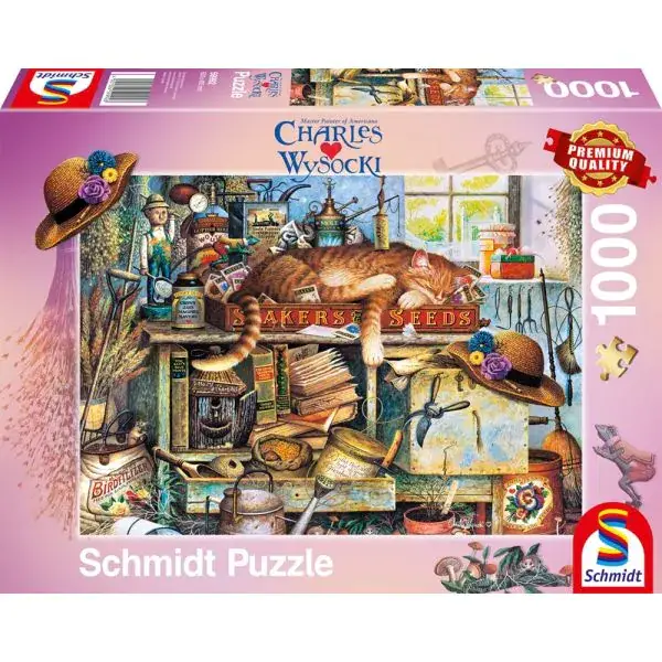 Schmidt Spiele Charles Wysocki: Remington, der Gärtner, 1.000 Teile Puzzle