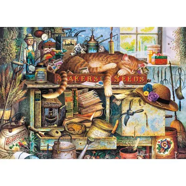 Schmidt Spiele Charles Wysocki: Remington, der Gärtner, 1.000 Teile Puzzle Günstiger Verkauf