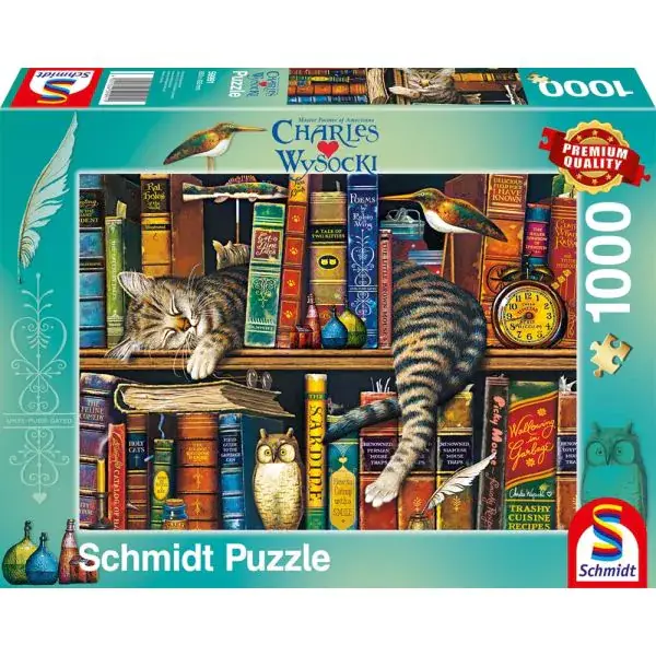 Schmidt Spiele Charles Wysocki: Frederick, der Literat, 1.000 Teile Puzzle