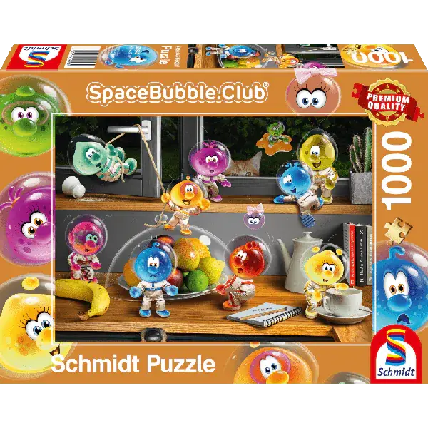 Schmidt Spiele SpaceBubble.Club: Eroberung der Küche, 1.000 Teile Puzzle