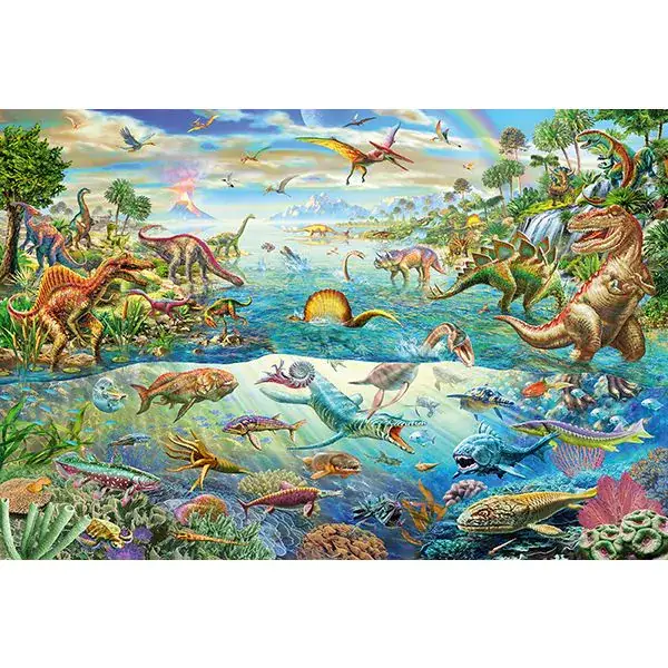 Schmidt Spiele Entdecke die Dinosaurier, 200 Teile Kinderpuzzle Flash Sale