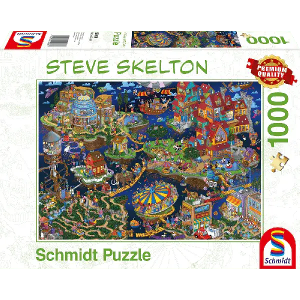 Schmidt Spiele Steve Skelton: Verrückte Welt, 1.000 Teile Puzzle