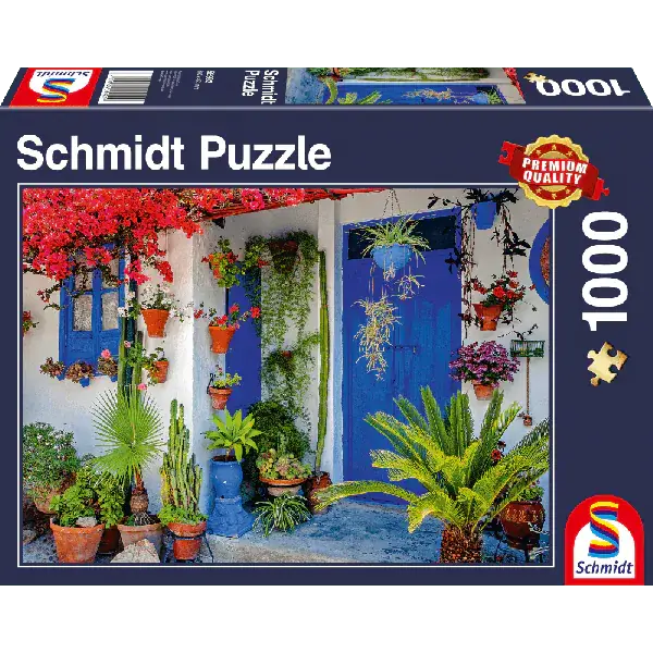 Schmidt Spiele Mediterrane Haustür, 1.000 Teile Puzzle