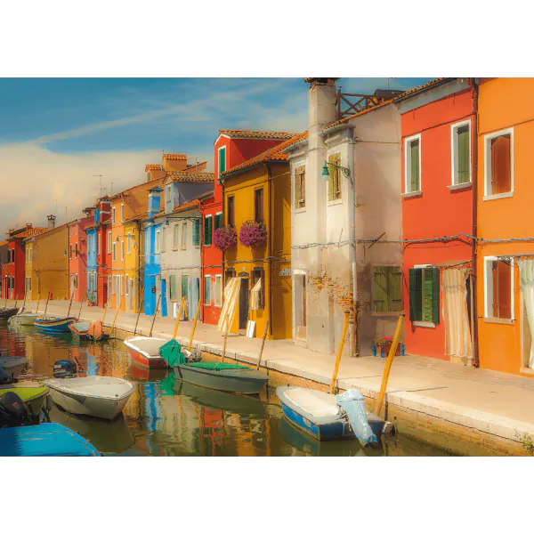 Schmidt Spiele Bunte Häuser der Insel Burano, 1.000 Teile Puzzle Große Rabatte