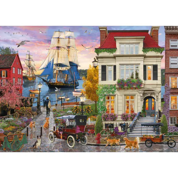 Schmidt Spiele Schiff im Hafen, 1.000 Teile Puzzle Neuheiten