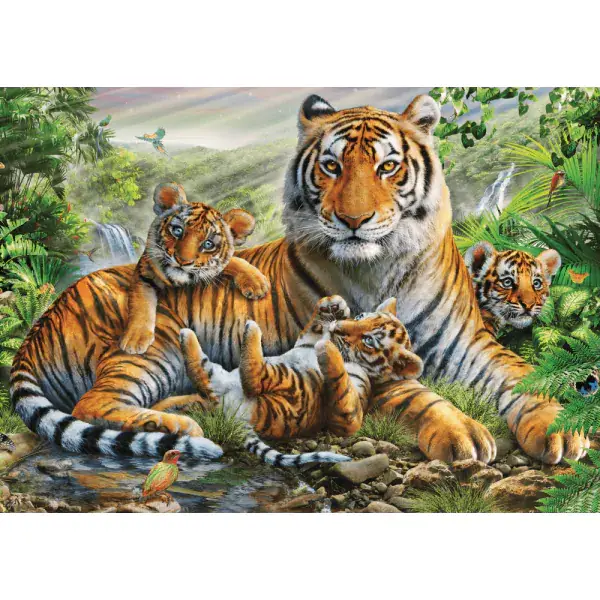 Schmidt Spiele Tiger und Welpen, 1.000 Teile Puzzle Kauf eins, bekomm eins gratis