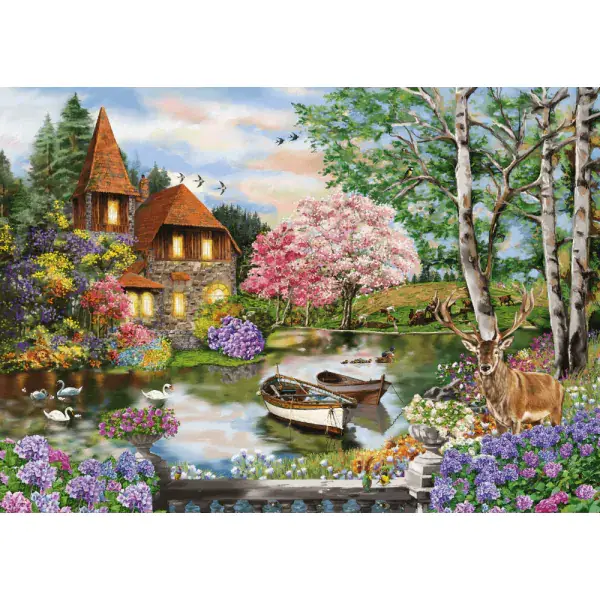 Schmidt Spiele Haus am See, 1.000 Teile Puzzle Tägliche Deals