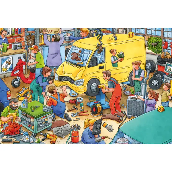 Schmidt Spiele Wo ist die kleine Bohrmaschine? 3x24 Teile Kinderpuzzle VIP-Rabatte