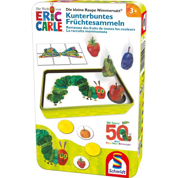 Schmidt Spiele Die kleine Raupe Nimmersatt - Kunterbuntes Früchtesammeln