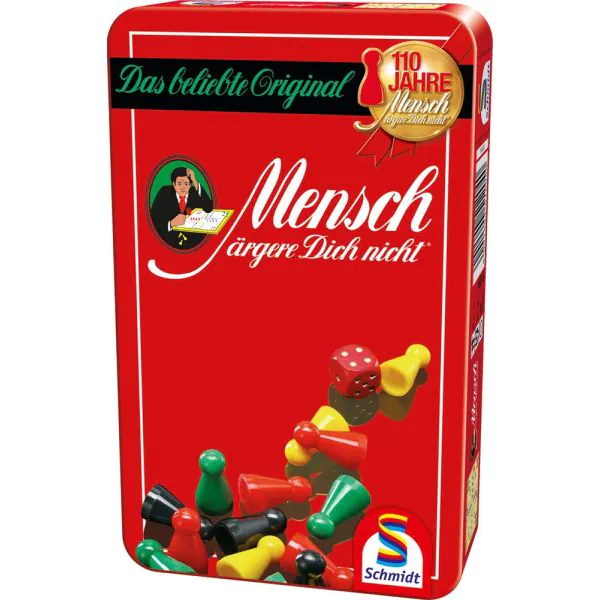 Schmidt Spiele Mensch ärgere Dich nicht®, Reisespiel in der Metalldose