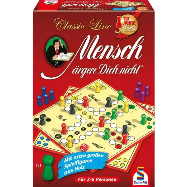 Schmidt Spiele Mensch ärgere Dich nicht® mit großen Spielfiguren