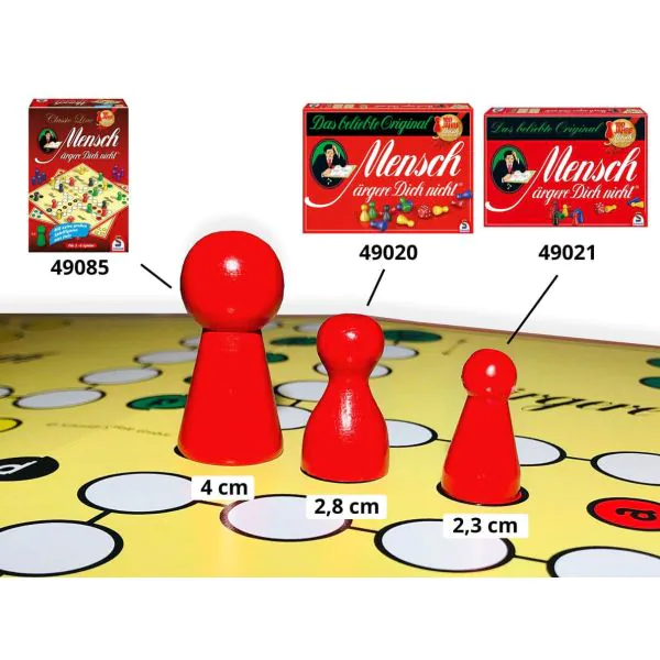 Schmidt Spiele Mensch ärgere Dich nicht® mit großen Spielfiguren Im Verkauf
