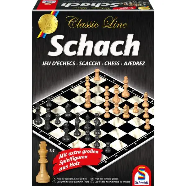 Schmidt Spiele Schach mit extra großen Spielfiguren