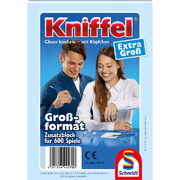 Schmidt Spiele Großer Kniffelblock (100 Blatt)