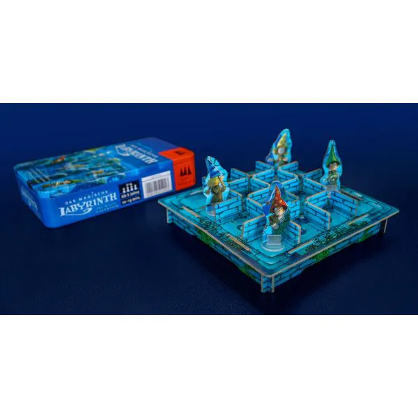 Schmidt Spiele Drei Magier®: Das magische Labyrinth, Reisespiel in der Metalldose Auslauf
