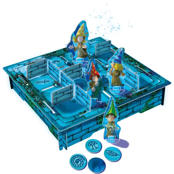 Schmidt Spiele Drei Magier®: Das magische Labyrinth, Reisespiel in der Metalldose Auslauf
