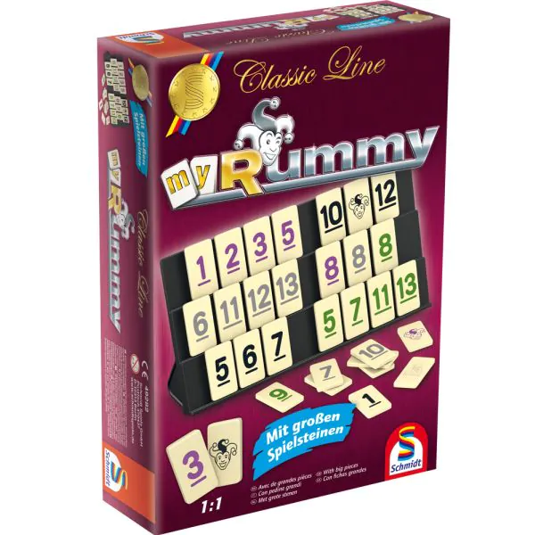 Schmidt Spiele MyRummy® mit großen Spielfiguren Limitierter Zeitrabatt