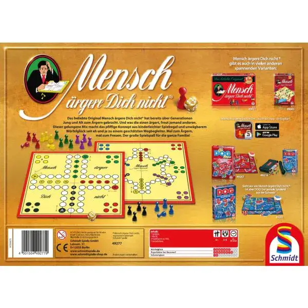 Schmidt Spiele Mensch ärgere Dich nicht® – Gold-Edition Fabrikpreis