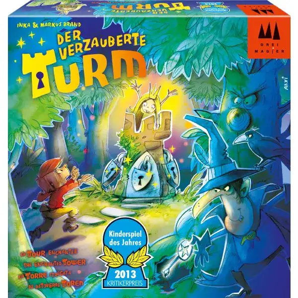 Schmidt Spiele Drei Magier®: Der verzauberte Turm, Kinderspiel
