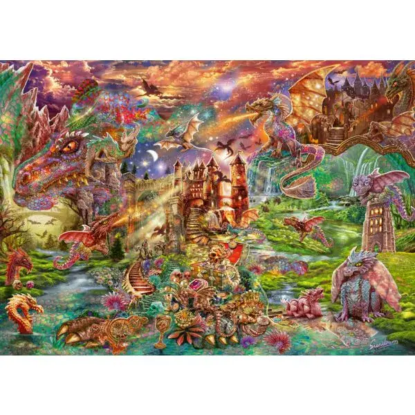 Schmidt Spiele Steve Sundram: Der Schatz der Drachen, 2.000 Teile Puzzle Valentinstagsangebot
