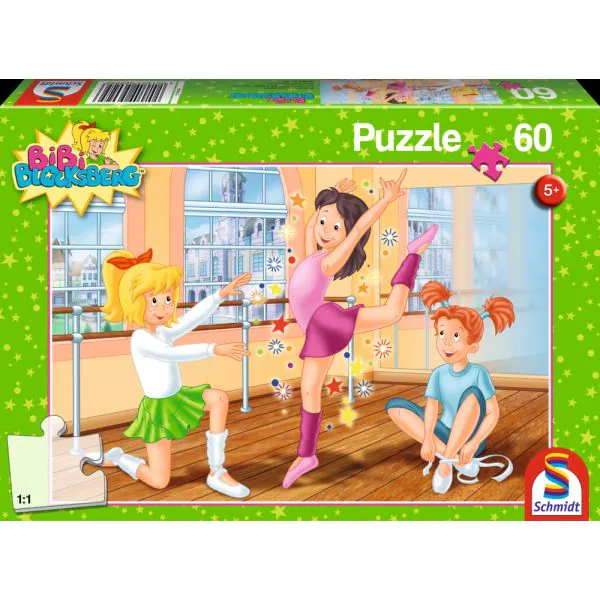 Schmidt Spiele Bibi Blocksberg: In der Ballettschule, 60 Teile Kinderpuzzle