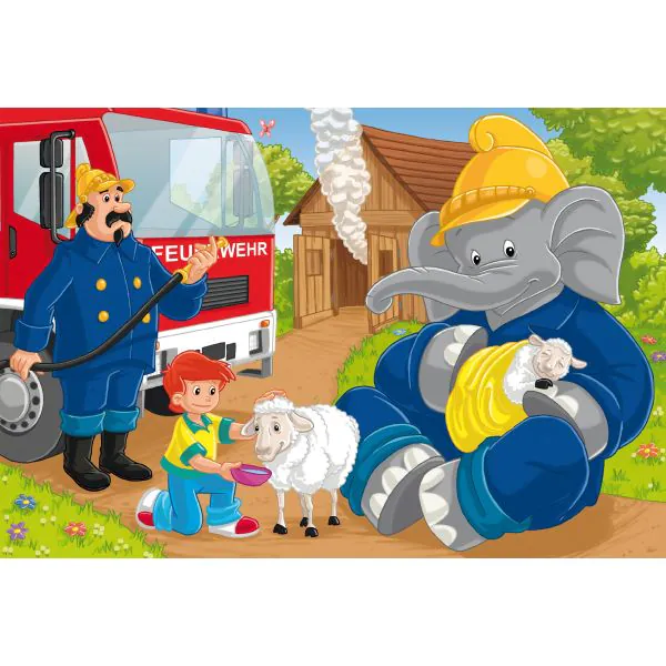 Schmidt Spiele Benjamin Blümchen: In Aktion, 3x24-teiliges Kinderpuzzle Zeitlich begrenztes Angebot
