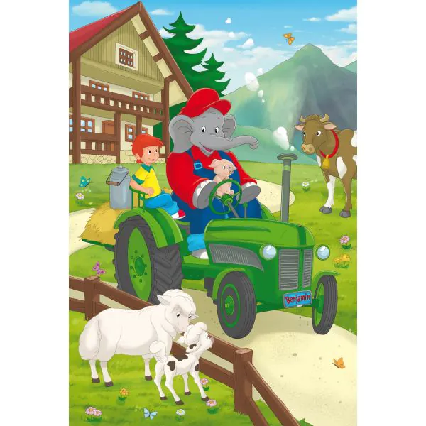Schmidt Spiele Benjamin Blümchen: In Aktion, 3x24-teiliges Kinderpuzzle Zeitlich begrenztes Angebot