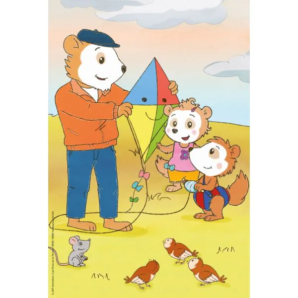 Schmidt Spiele Bobo Siebenschläfer: Auf ins Abenteuer, 3x48 Teile Kinderpuzzle Bestseller
