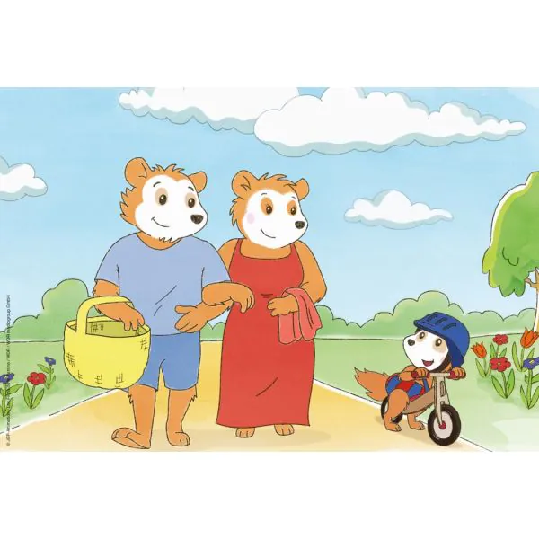 Schmidt Spiele Bobo Siebenschläfer: Auf ins Abenteuer, 3x48 Teile Kinderpuzzle Bestseller