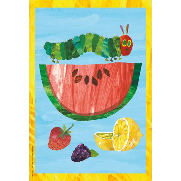 Schmidt Spiele Die kleine Raupe Nimmersatt: Raupe-Kokon-Schmetterling, 3x24 Teile Kinderpuzzle Riesige Ersparnisse