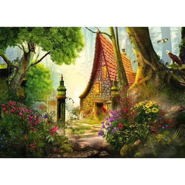 Schmidt Spiele Georgia Fellenberg: Haus auf der Lichtung, 1.000 Teile Puzzle Super Sparpreis