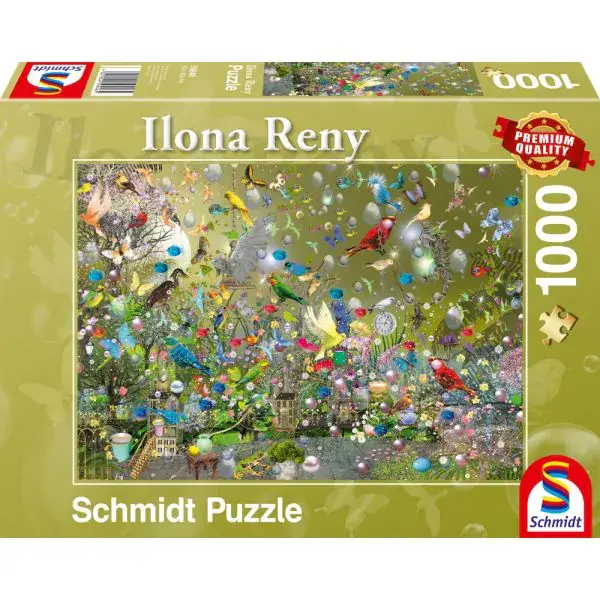 Schmidt Spiele Ilona Reny: Im Dschungel der Papageien, 1.000 Teile Puzzle