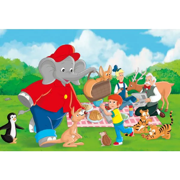 Schmidt Spiele Benjamin Blümchen: Im Zoo, 3x24-teiliges Kinderpuzzle Nur noch ein Tag übrig
