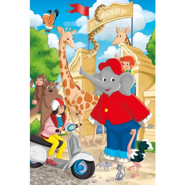 Schmidt Spiele Benjamin Blümchen: Im Zoo, 3x24-teiliges Kinderpuzzle Nur noch ein Tag übrig
