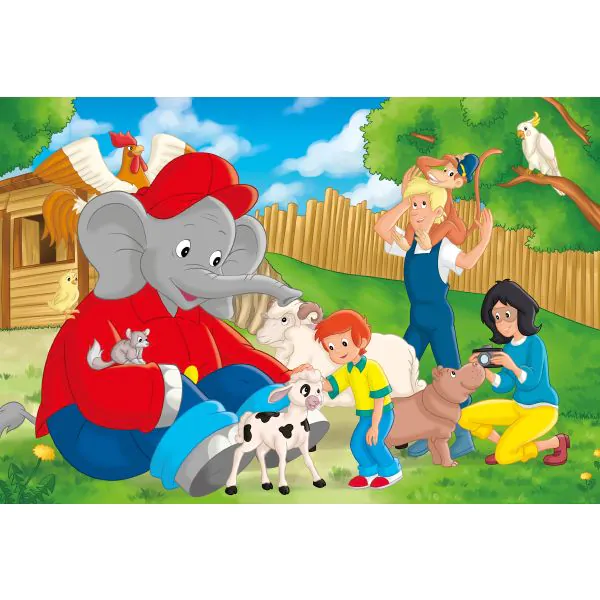 Schmidt Spiele Benjamin Blümchen: Im Zoo, 3x24-teiliges Kinderpuzzle Nur noch ein Tag übrig