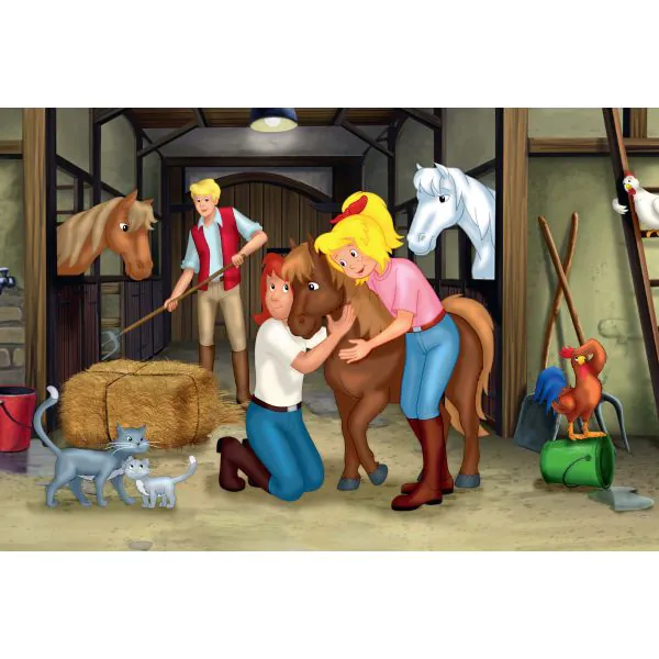 Schmidt Spiele Bibi & Tina: Puzzle-Box im Metallkoffer mit 4 Kinderpuzzles (2 x 100 und 2 x 150 Teile) Super Rabatt