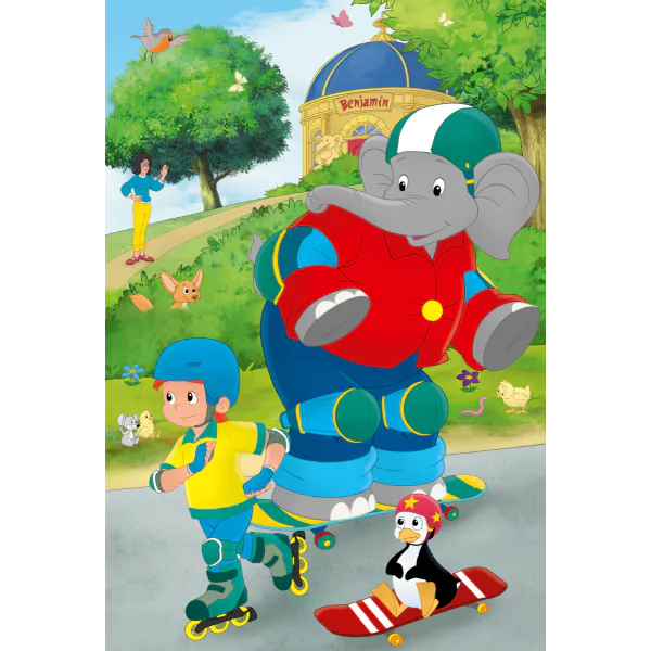 Schmidt Spiele Benjamin Blümchen: Sport und Spiel mit Törööö!, 3x48 Teile Kinderpuzzle Clearance-Verkauf