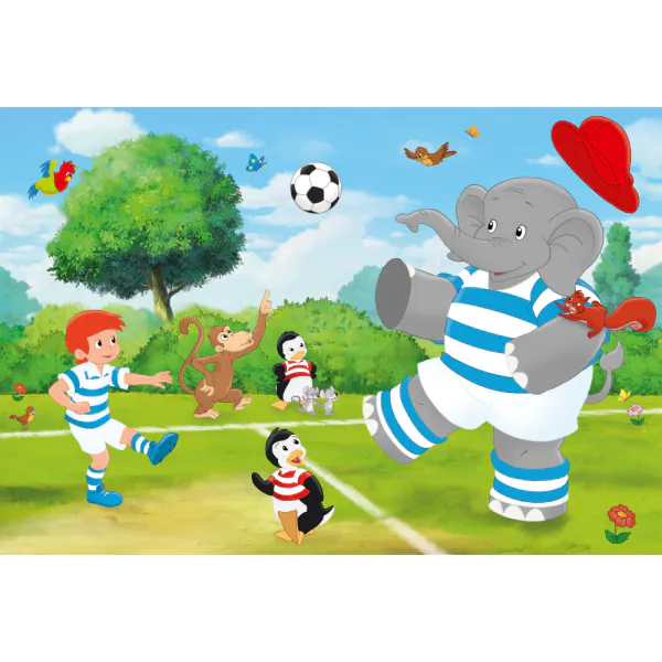 Schmidt Spiele Benjamin Blümchen: Sport und Spiel mit Törööö!, 3x48 Teile Kinderpuzzle Clearance-Verkauf