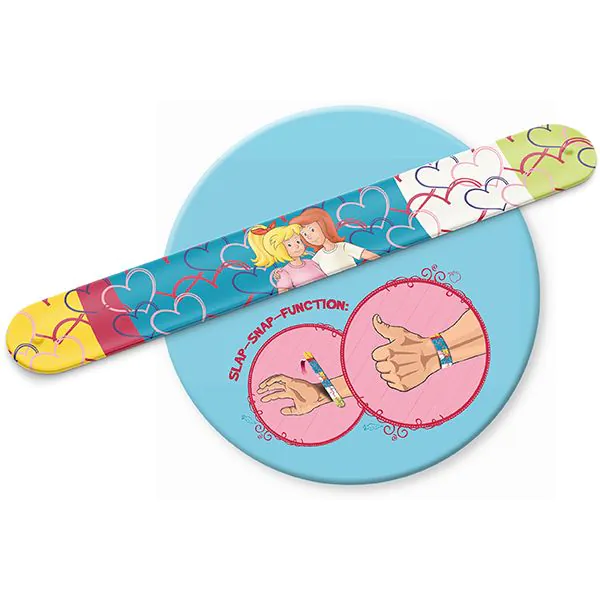 Schmidt Spiele Bibi & Tina: Pferdeglück, 100 Teile Kinderpuzzle mit Add-on (inkl. Slap Snap Band bunt) Kostenloser Versand international