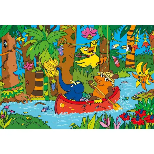 Schmidt Spiele Die Maus: Im Dschungel, 100 Teile Kinderpuzzle Im Verkauf