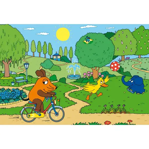 Schmidt Spiele Die Maus: Viel Spaß mit der Maus, 3x48-teiliges Kinderpuzzle zollfrei