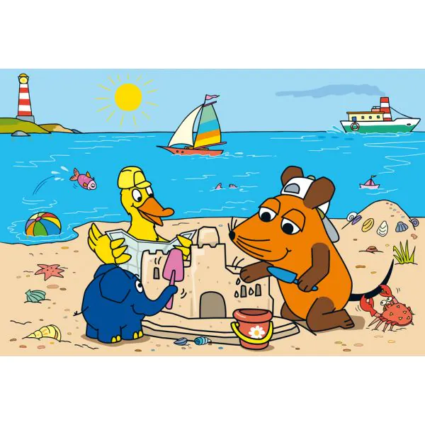 Schmidt Spiele Die Maus: Gute Freunde, 3x24-teiliges Kinderpuzzle 50% Rabatt für begrenzte Zeit