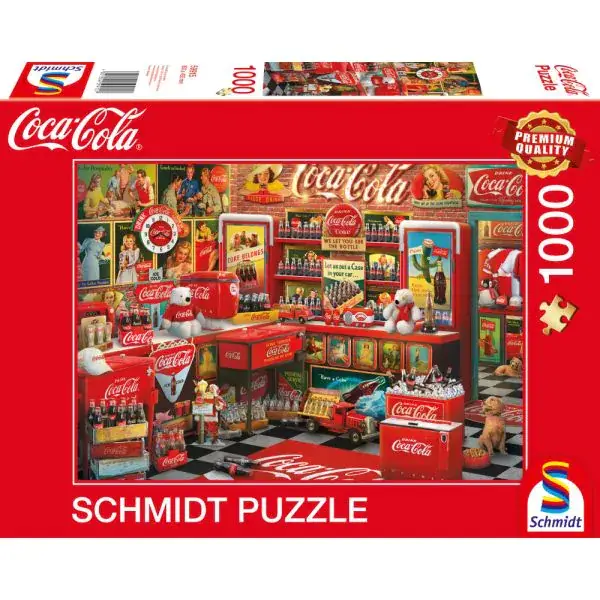 Schmidt Spiele Coca Cola: Nostalgie, 1.000 Teile Puzzle Outlet