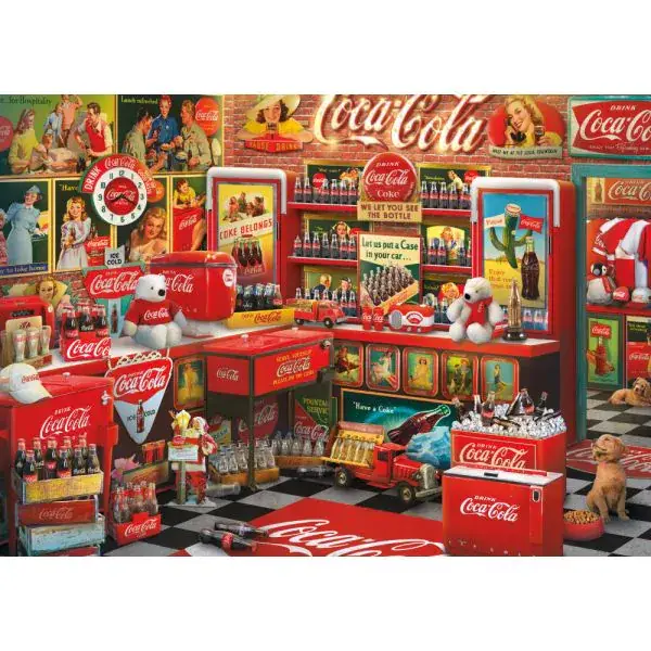 Schmidt Spiele Coca Cola: Nostalgie, 1.000 Teile Puzzle Outlet